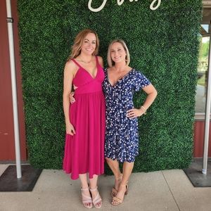 Hot Pink Lulu's dress